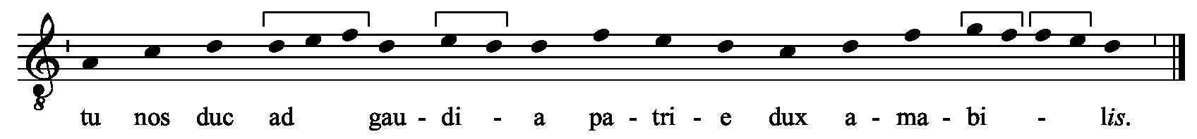Refrain musical notation